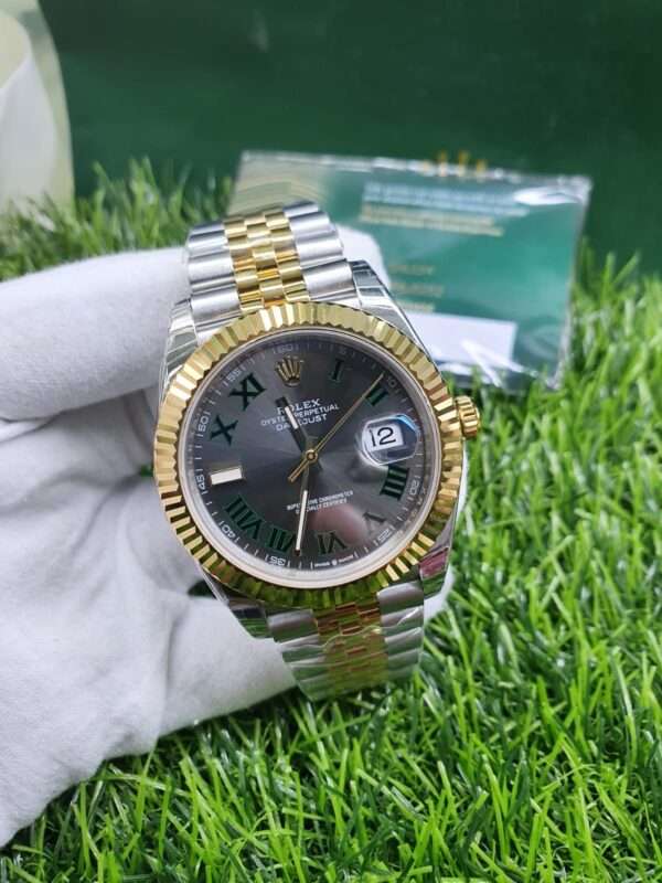 IMG-20220730-WA0031 Rolex Replica Datejust Oyster-Perpetual For Men 2 Tone Fully Automatic Watch, Stainless Steel Birthday Gift Watch For Him