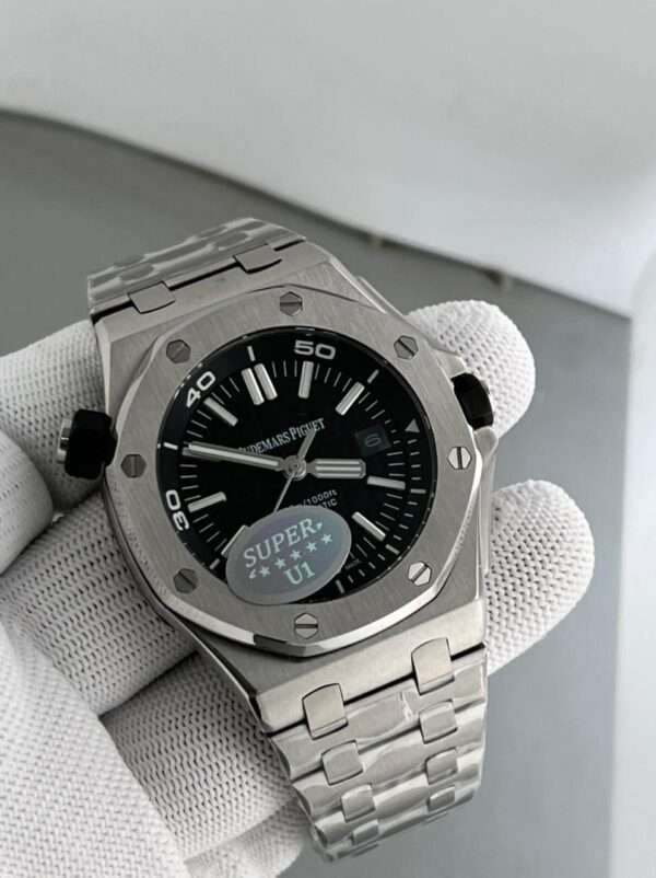 IMG-20220802-WA0005 Audemars Piguet Stainless Steel Plated Fully Automatic Watch, Stainless Steel Green Dial Birthday Gift Watch For Him