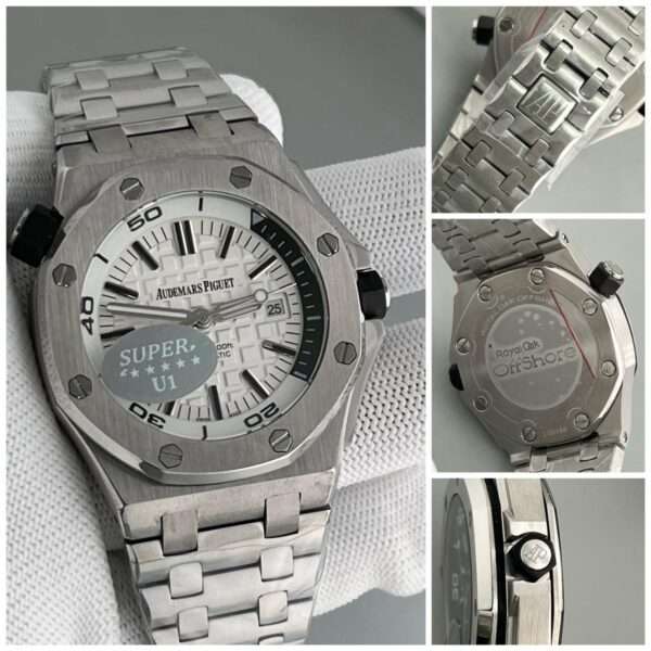 IMG-20220802-WA0009 Audemars Piguet Stainless Steel Plated Fully Automatic Watch, Stainless Steel Green Dial Birthday Gift Watch For Him