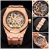 Audemars Piguet  Stainless Steel Plated Fully Automatic Watch, Stainless Steel All Birthday Gift Watch For Him