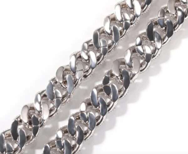 14mm Moissanite Diamond Cuban Link Bracelet, High Quality Cuban Link Chain Bracelet, Moissanite Diamond Bracelet, Stacking Bracelets, Pave Cuban Chain Bracelet