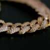IMG_20221020_140939 10mm Moissanite Diamond Cuban Link Bracelet, High Quality Cuban Link Chain Bracelet, Moissanite Diamond Bracelet, Stacking Bracelets, Pave Cuban Chain Bracelet