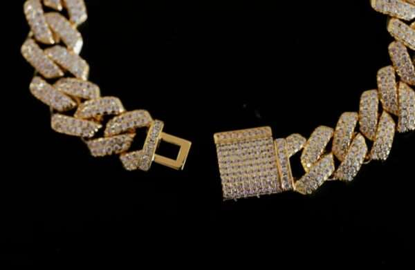 IMG_20221020_141021 10mm Moissanite Diamond Cuban Link Bracelet, High Quality Cuban Link Chain Bracelet, Moissanite Diamond Bracelet, Stacking Bracelets, Pave Cuban Chain Bracelet