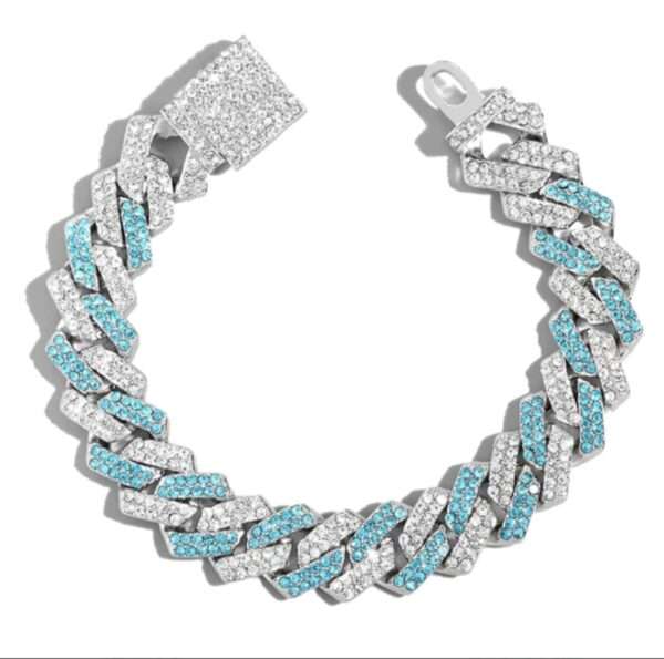 IMG_20221020_142523 14mm Moissanite Diamond Cuban Link Bracelet, High Quality Cuban Link Chain Bracelet, Moissanite Diamond Bracelet, Stacking Bracelets, Pave Cuban Chain Bracelet