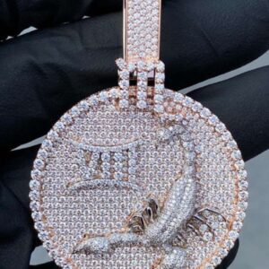 IMG_20221020_152929 Men Iced Out VVS Moissanite Diamond Pendant | Custom Letter Name Logo Pendant | Real Moissanite Pendant | Custom Hip Hop Letter Pendant Gift