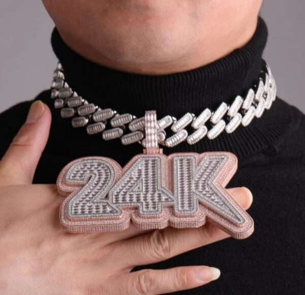 IMG_20221020_153925 - Copy Luxury Design Customized Name Two Layers Iced Out Number Pendant, Hip Hop Jewelry , Name Necklace For Man , Customizable Numbers For Man