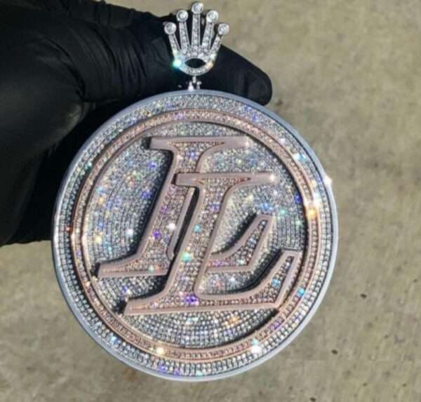 Custom Pendant Iced out Charm Diamond Pendant Mans Hip Hop Man Pendant Iced Out Pendant Diamond Customized Pendant Without chain