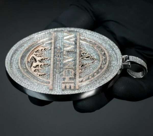 Custom Pendant Iced out Charm Diamond Pendant Mans Hip Hop Man Pendant Iced Out Pendant Diamond Customized Pendant Without chain