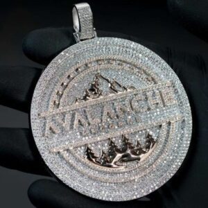 Custom Pendant Iced out Charm Diamond Pendant Mans Hip Hop Man Pendant Iced Out Pendant Diamond Customized Pendant Without chain