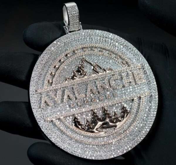 Custom Pendant Iced out Charm Diamond Pendant Mans Hip Hop Man Pendant Iced Out Pendant Diamond Customized Pendant Without chain