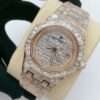 Audemars Piguet Full Iced Out Moissanite Baguette Diamond Men Watch, Stainless Steel Rose Gold Plated 42mm Men Watch