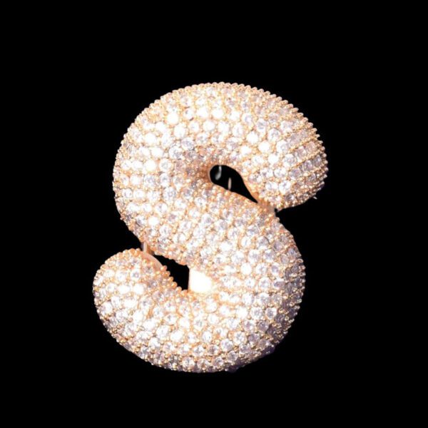 NEW RING  A-Z LETTERS ICED OUT CUSTOM INITIAL CLASSY RING