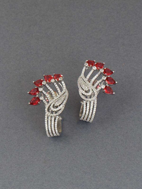 11_a5a7341c-7127-4c54-bbc4-925ff3484aa7_1800x1800 Round Moissanite Diamond & Ruby Sterling Silver Stud Diamond Earring, 10K/14K Jewelry For Women, Anniversary Gift For Her