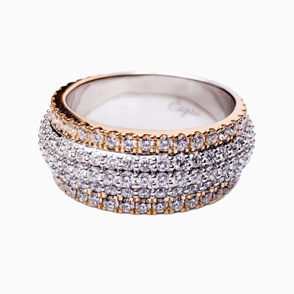 TENNIS N STONES EDITION BLING SPARKLY ICED OUT RING