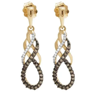 Round Moissanite Diamond Sterling Silver Stud Diamond Earring, 10K/14K Gold Jewelry For Women, Anniversary Gift For Her