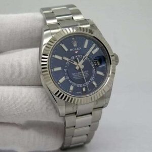 Rufurnished Sky Dweller Fully Automatic Watch, Stainless Steel Birthday Gift Watch For Him