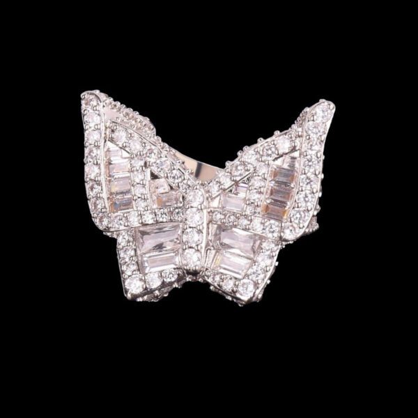 23_900x - Copy BUTTERFLY EDITION BAGUETTE AND TENNIS DIAMOND ICED OUT RING