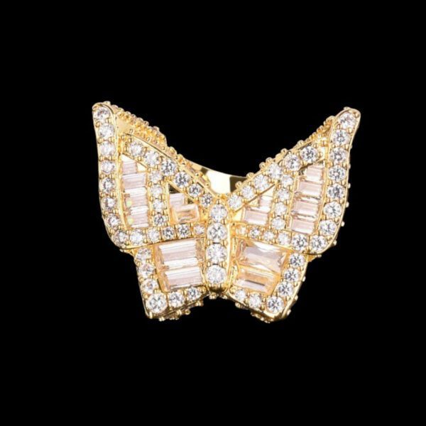 28_b1a76b52-9796-4c30-80d3-b0223dbd0502_900x - Copy BUTTERFLY EDITION BAGUETTE AND TENNIS DIAMOND ICED OUT RING