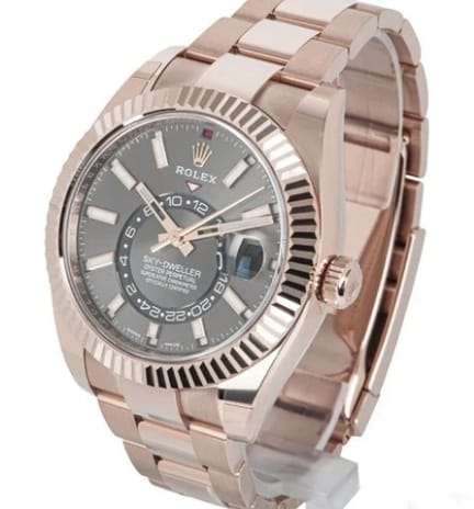 Refurnished Sky Dweller Fully Automatic Watch, Stainless Steel Birthday Gift Watch For Him
