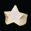 STAR EDITION FASHION DESIGN BLING BLING ICED OUT RING