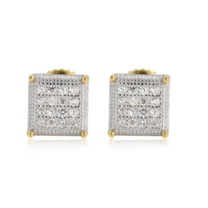 2_4d909c1c-5f0f-477a-8c25-f1b8451ddbb6_600x600 Round Moissanite Diamond Sterling Silver Stud Cluster Diamond Earring, Jewelry For Women, Anniversary Gift For Her