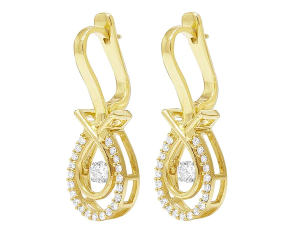 2_59785070-3e1f-44a2-8b6b-7f3826b1c02c_600x600 Round Moissanite Diamond Sterling Silver Stud Diamond Earring, 10K/14K Gold Jewelry For Women, Anniversary Gift For Her