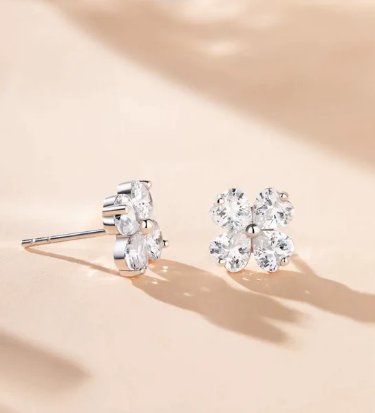 2_c231affc-c286-45c5-8bc8-75cb852ad799_600x600 Round Moissanite Diamond Sterling Silver Stud Diamond Earring, Jewelry For Women, Anniversary Gift For Her