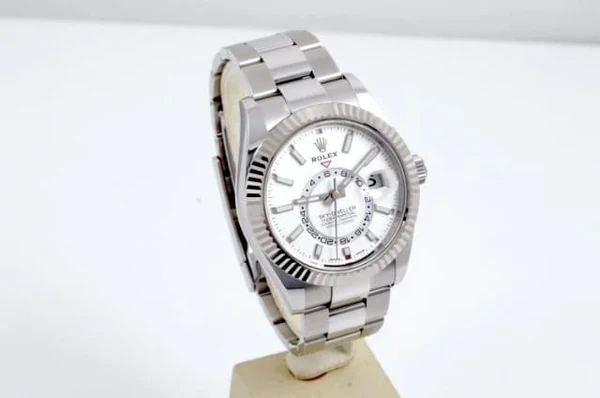 Refurnished Sky Dweller Fully Automatic Watch, Stainless Steel Birthday Gift Watch For Him
