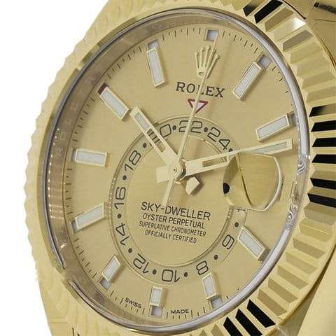 Refurnished Sky Dweller Fully Automatic Watch, Stainless Steel Birthday Gift Watch For Him