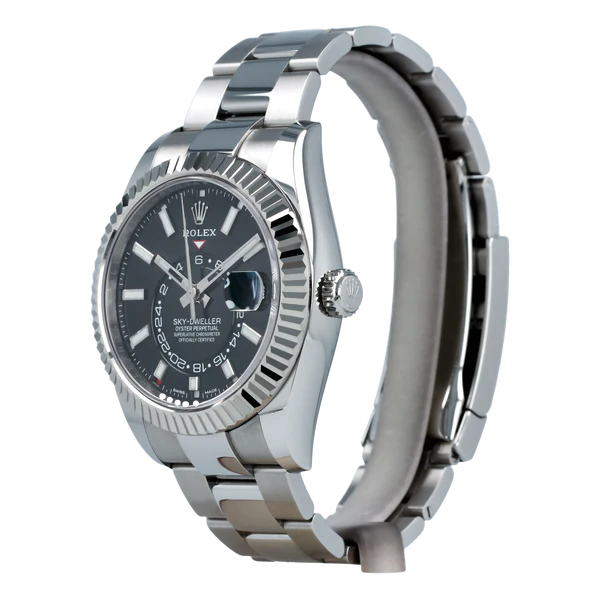 Rufurnished Sky Dweller Fully Automatic Watch, Stainless Steel Birthday Gift Watch For Him