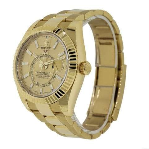 Refurnished Sky Dweller Fully Automatic Watch, Stainless Steel Birthday Gift Watch For Him