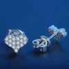 3_dd47ffff-4b19-4403-b732-8b5f7cc0e143_600x600 Round Moissanite Diamond Sterling Silver Stud HEART Diamond Earring, Jewelry For Women, Anniversary Gift For Her