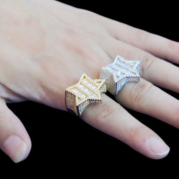 STAR EDITION VVS SHINE LUXURY ICED OUT RING