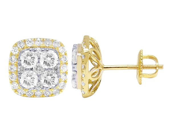 4_68363313-b3fb-412a-a7aa-f6e3ce47ab2b_600x600 - Copy Round Moissanite Diamond Sterling Silver Stud Halo Diamond Earring, Jewelry For Women, Anniversary Gift For Her