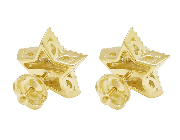 4_a565f792-b8ea-494b-bafc-7a2064cd62ea_600x600 Baguette & Round Moissanite Diamond Sterling Silver Stud STAR Diamond Earring, Jewelry For Women, Anniversary Gift For Her