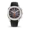 Replica Patek Philippe Aquanaut 42mm Stainless Steel Men Watch, Fully Automatic Black Silicon Band Watch Gift For Him
