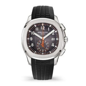Replica Patek Philippe Aquanaut 42mm Stainless Steel Men Watch, Fully Automatic Black Silicon Band Watch Gift For Him