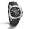 Replica Patek Philippe Aquanaut 42mm Stainless Steel Men Watch, Fully Automatic Black Silicon Band Watch Gift For Him