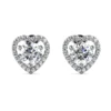 5_150d37cf-6005-4ebc-8dd8-0387d313e077_600x600 Round Moissanite Diamond Sterling Silver Stud HEART Diamond Earring, Jewelry For Women, Anniversary Gift For Her