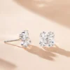 5_a38bc502-b86e-4a45-845c-e6ac34ffc6c0_600x600 Round Moissanite Diamond Sterling Silver Stud Diamond Earring, Jewelry For Women, Anniversary Gift For Her