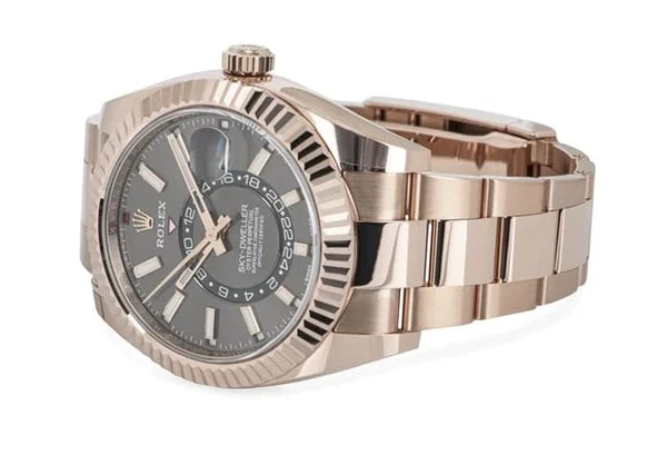 Refurnished Sky Dweller Fully Automatic Watch, Stainless Steel Birthday Gift Watch For Him