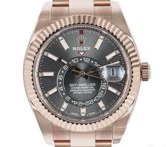 Refurnished Sky Dweller Fully Automatic Watch, Stainless Steel Birthday Gift Watch For Him