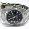 Rufurnished Sky Dweller Fully Automatic Watch, Stainless Steel Birthday Gift Watch For Him