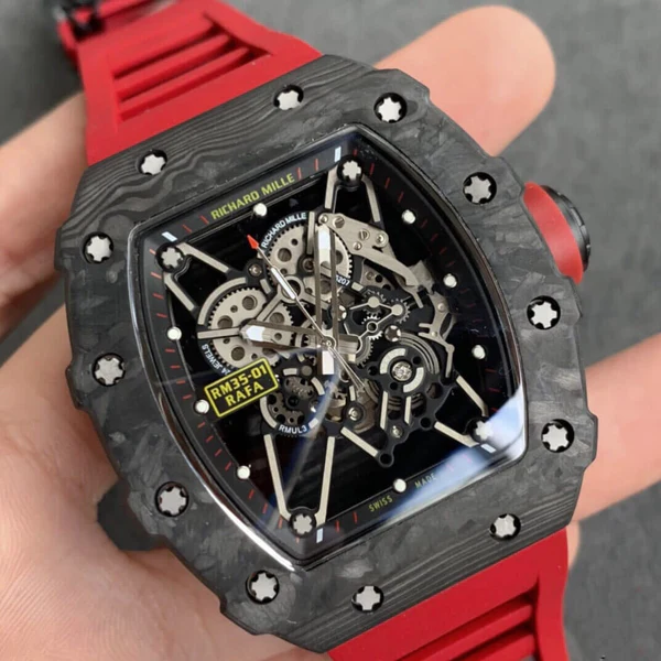 IMG-20220128-WA0051_600x600 Replica Richard Miles RM35-01 Stainless Steel Body Super Clone Men Watch, Fully Automatic Red Silicon Band Watch For Men