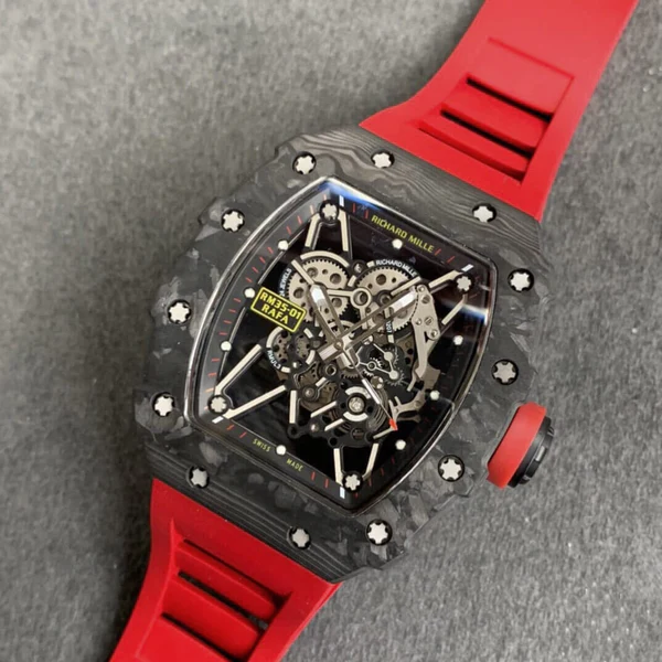 IMG-20220128-WA0052_600x600 Replica Richard Miles RM35-01 Stainless Steel Body Super Clone Men Watch, Fully Automatic Red Silicon Band Watch For Men