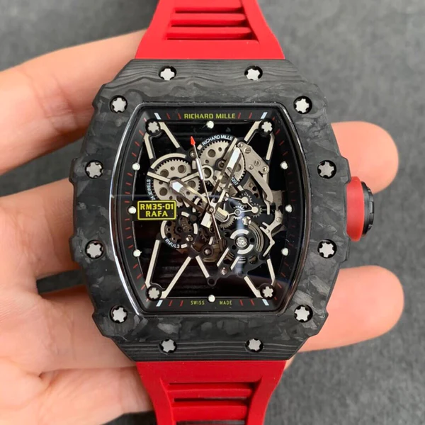 IMG-20220128-WA0054_600x600 Replica Richard Miles RM35-01 Stainless Steel Body Super Clone Men Watch, Fully Automatic Red Silicon Band Watch For Men