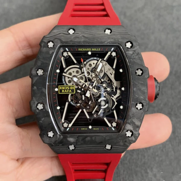 IMG-20220128-WA0056_600x600 Replica Richard Miles RM35-01 Stainless Steel Body Super Clone Men Watch, Fully Automatic Red Silicon Band Watch For Men