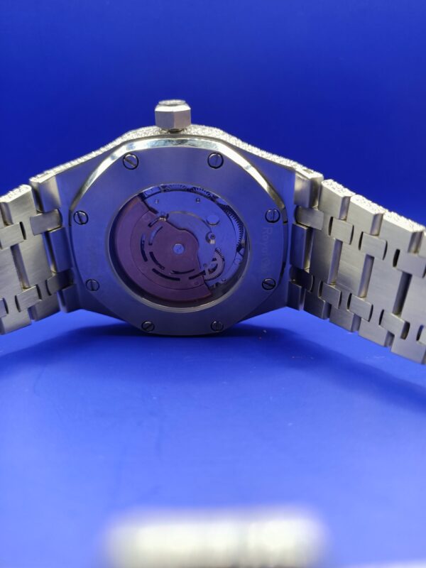 IMG20221110215521 Audemars Piguet Full Iced Out Moissanite Diamond Men Watch, Stainless Steel White Gold Men Watch