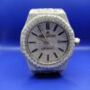 IMG20221110215759 Audemars Piguet Full Iced Out Moissanite Diamond Men Watch, Stainless Steel White Gold Men Watch