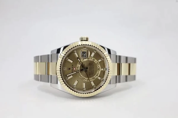 Refurnished Sky Dweller Fully Automatic Watch, Stainless Steel Birthday Gift Watch For Him